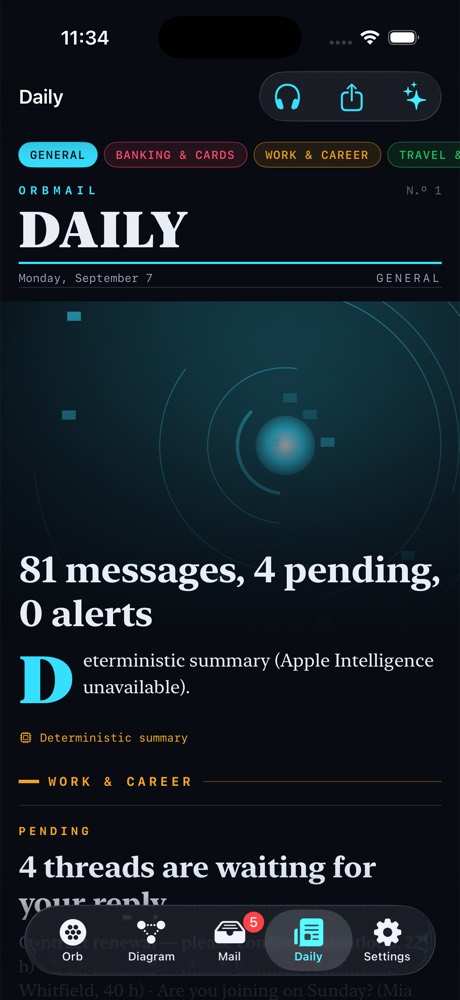 OrbMail Daily