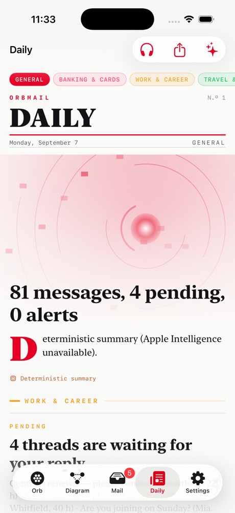 OrbMail Daily